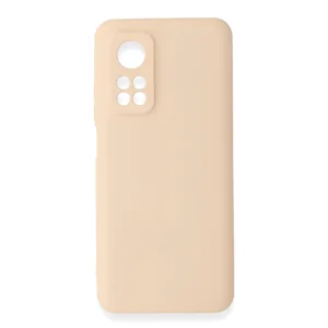 Nettech Xiaomi Mi 10T Uyumlu Nano Arka Koruma Kılıf (Krem) NT-90078