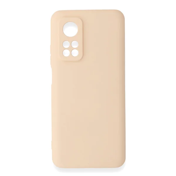 Nettech Xiaomi Mi 10T Uyumlu Nano Arka Koruma Kılıf (Krem) NT-90078 - 1