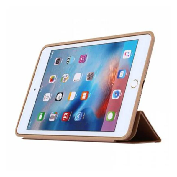 Nettech Apple iPad Mini Uyumlu Flip Seri Kapaklı Kılıf (Gold) NT-92550 - 2