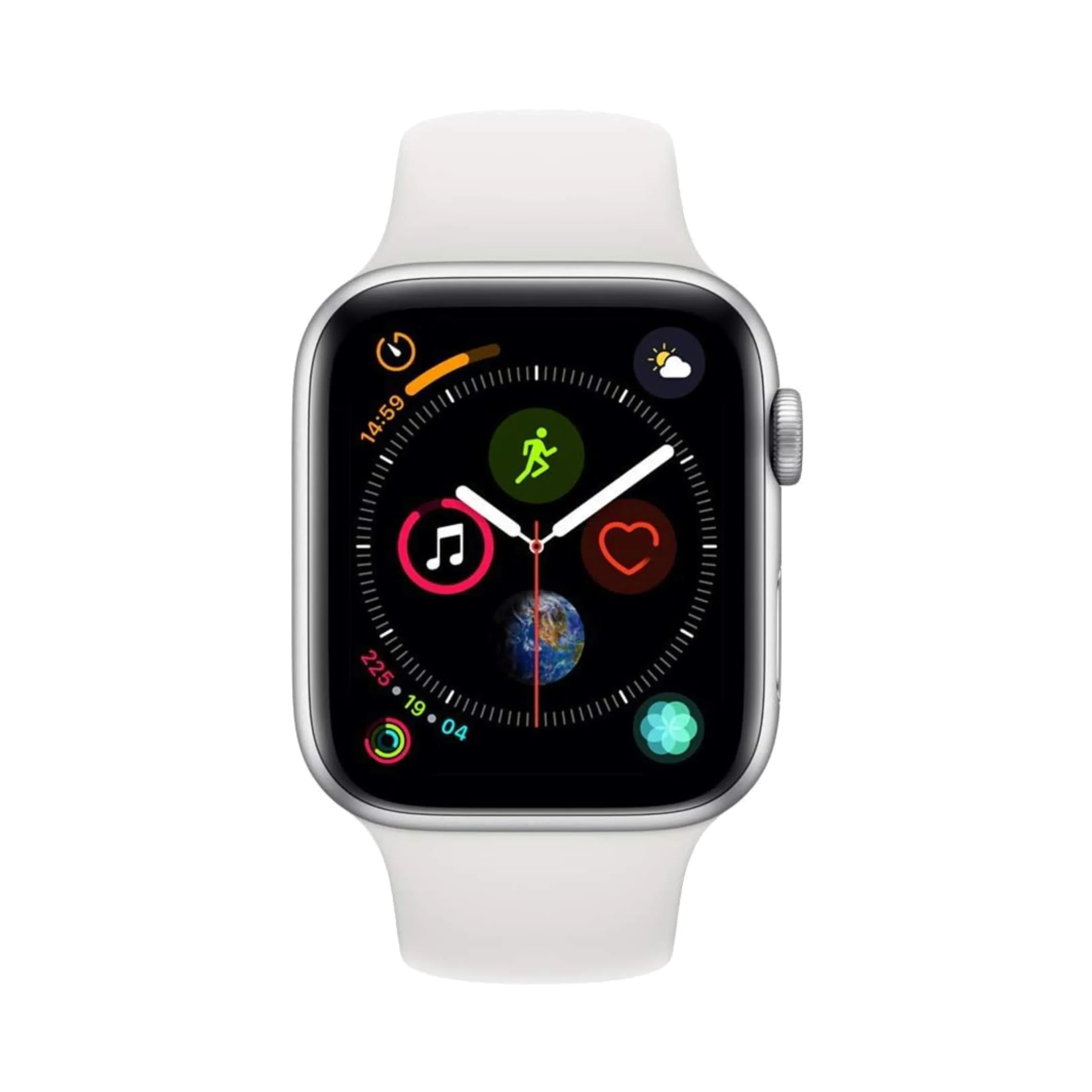 Apple Watch Series 4 - Alüminyum - 44mm - Cellular - Gümüş