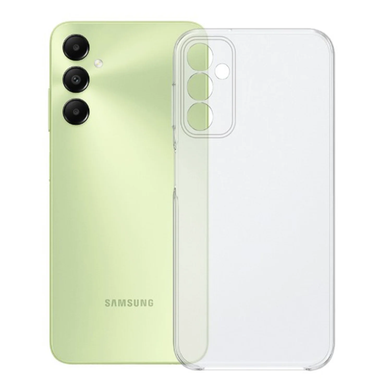 Nettech Samsung Galaxy A05S Uyumlu Lüx Seri Kamera Korumalı Arka Koruma Kılıf (Şeffaf) NT-105351