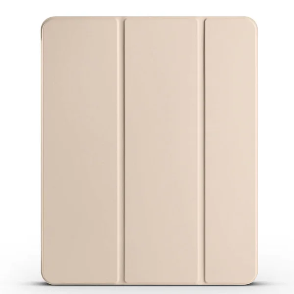 Apple iPad Pro 12.9 2020 (4.Nesil) Zore Smart Cover Kalem Bölmeli Standlı 1-1 Kılıf - Gold - 1