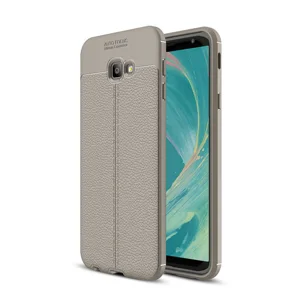 Galaxy J4 Plus Kılıf Zore Niss Silikon Kapak - Gri