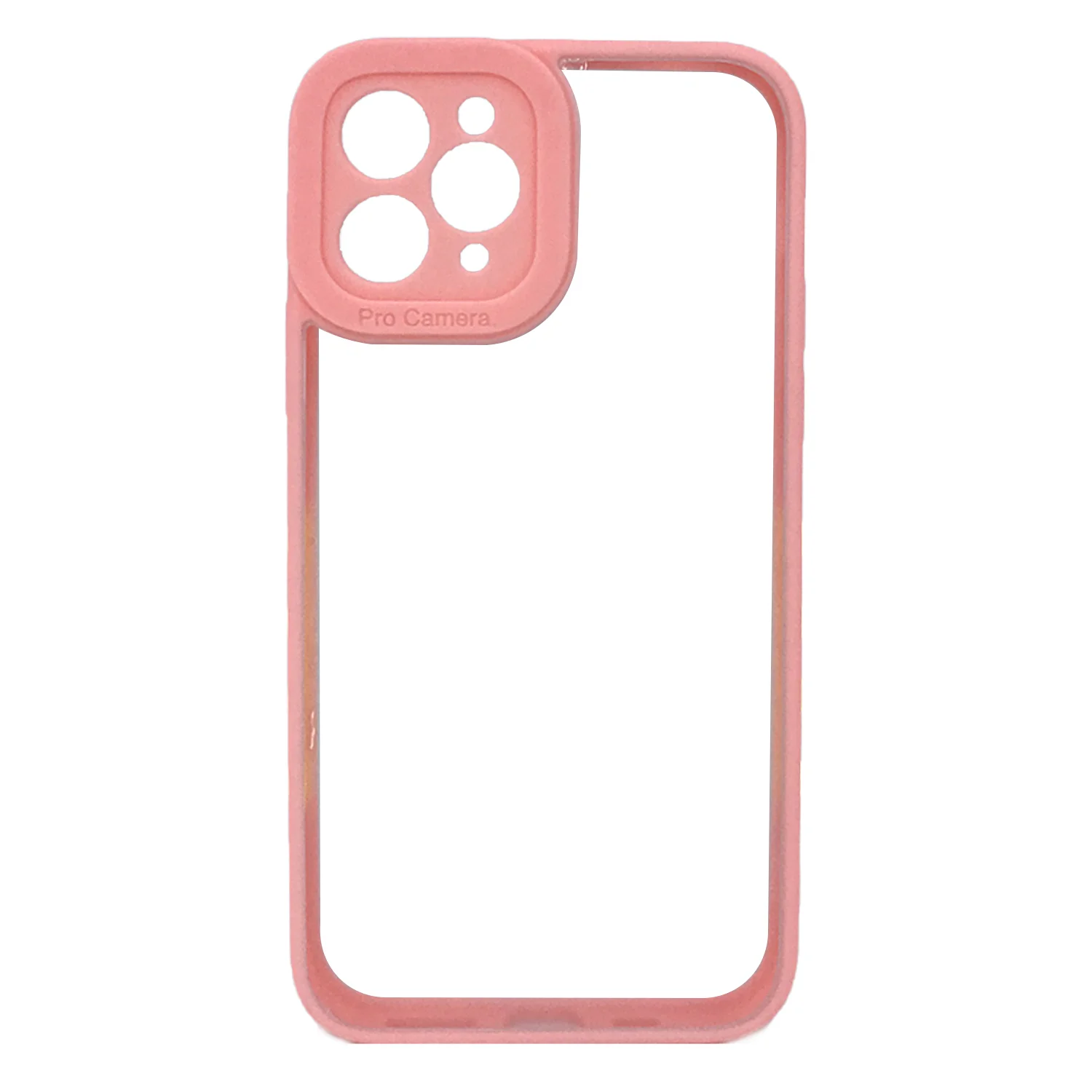 Nettech Apple iPhone 11 Pro Uyumlu Güçlü Kamera Koruma Arka Koruma Kılıf (Pembe) NT-92093