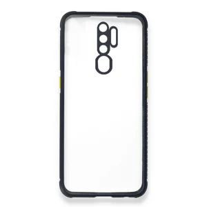 Nettech Oppo A5 2020 Uyumlu Kamera Lens Korumalı Arka Koruma Kılıf (Lacivert) NT-85226