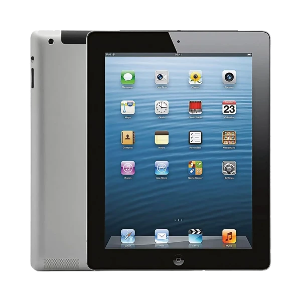 Apple iPad 4. Nesil - 128 GB - 9.7 inç - Wi-Fi + Cellular - Siyah - 1
