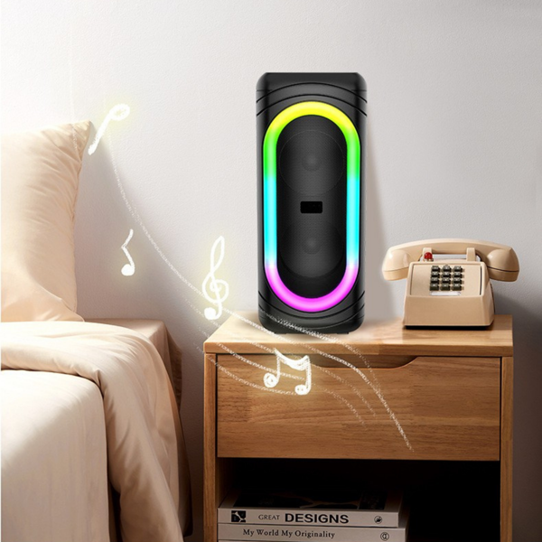 Blueseed BS-106 Party Box Kablosuz Hoparlör - Speaker (Siyah) NT-108807 - 3