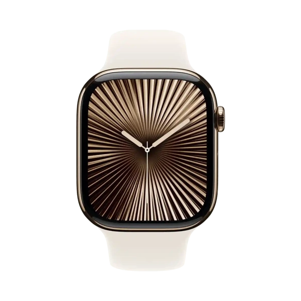 Apple Watch Series 10 - Titanyum - 46mm - Cellular - Altın - 2