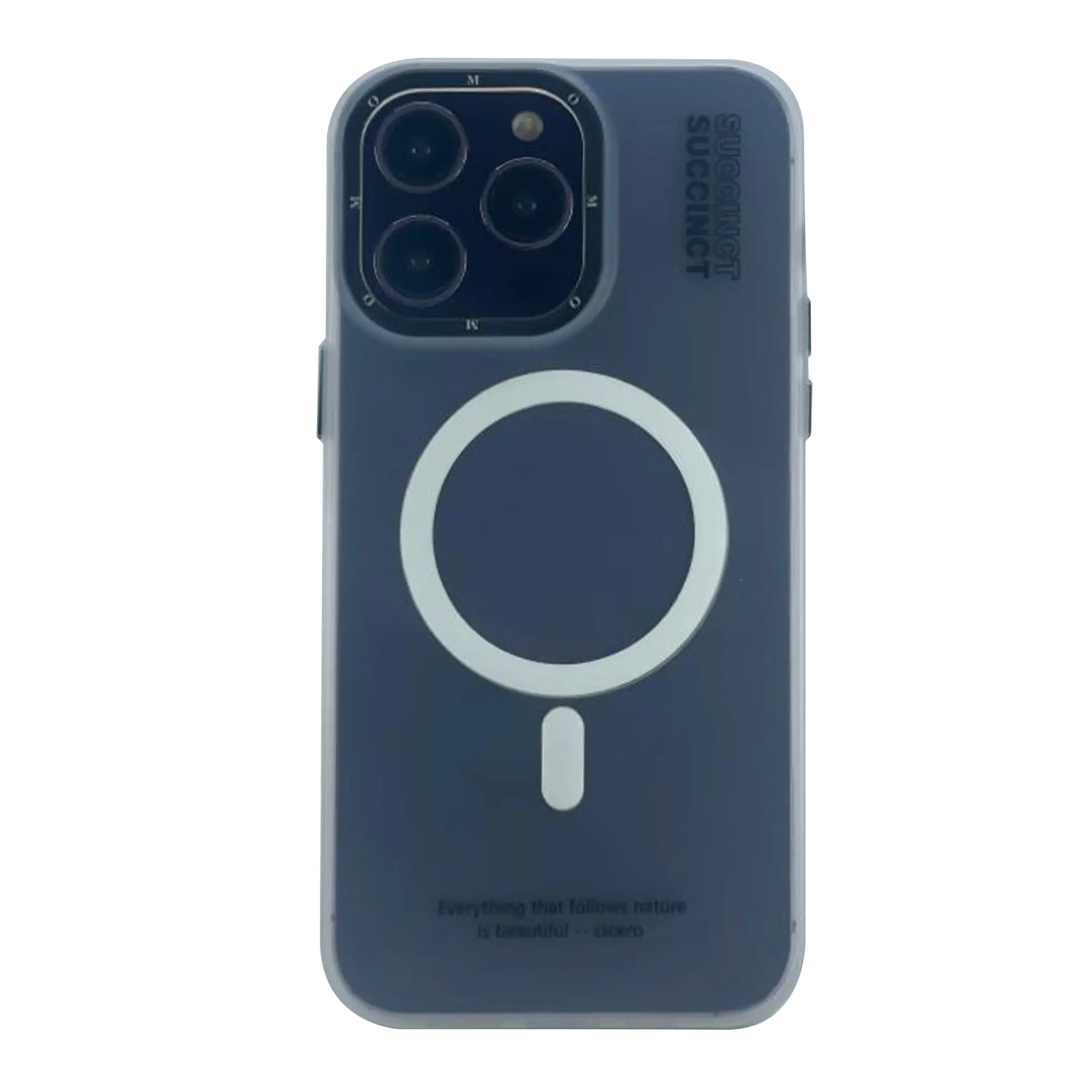 Nettech Apple iPhone 15 Pro Uyumlu NT-N002 Magsafe Arka Koruma Kılıf (Beyaz) NT-103264
