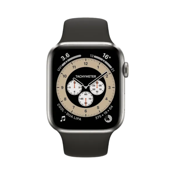 Apple Watch Series 6 - Titanyum - 40mm - Cellular - Gümüş - 2
