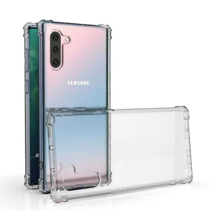 Galaxy Note 10 Kılıf Zore Nitro Anti Shock Silikon - Renksiz