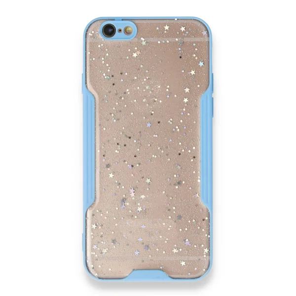 Nettech Apple iPhone 6S Uyumlu Platin Simli Arka Koruma Kılıf (Karışık/Çok Renkli) NT-89581 - 1