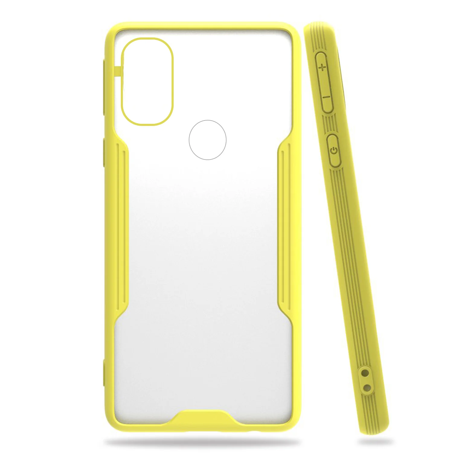 Nettech Oppo A33 Uyumlu Platin Seri Arka Koruma Kılıf (Sarı) NT-86546