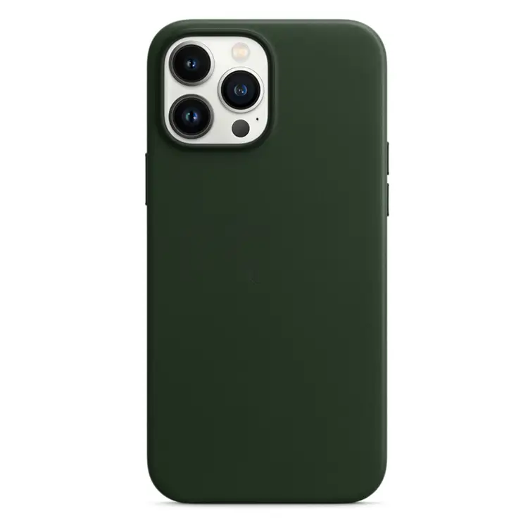Nettech Apple iPhone 13 Pro Max Uyumlu Lansman Seri Arka Koruma Kılıf (Koyu Yeşil) NT-100909