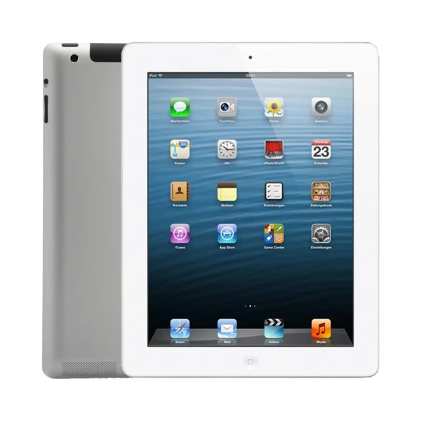 Apple iPad 4. Nesil - 128 GB - 9.7 inç - Wi-Fi + Cellular - Beyaz - 1