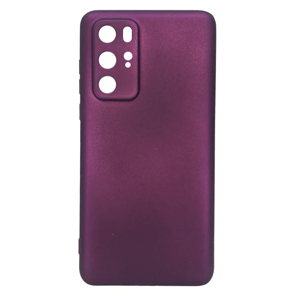 Nettech Huawei P40 Pro Uyumlu Suide Arka Koruma Kılıf (Mürdüm) NT-83528 - 1