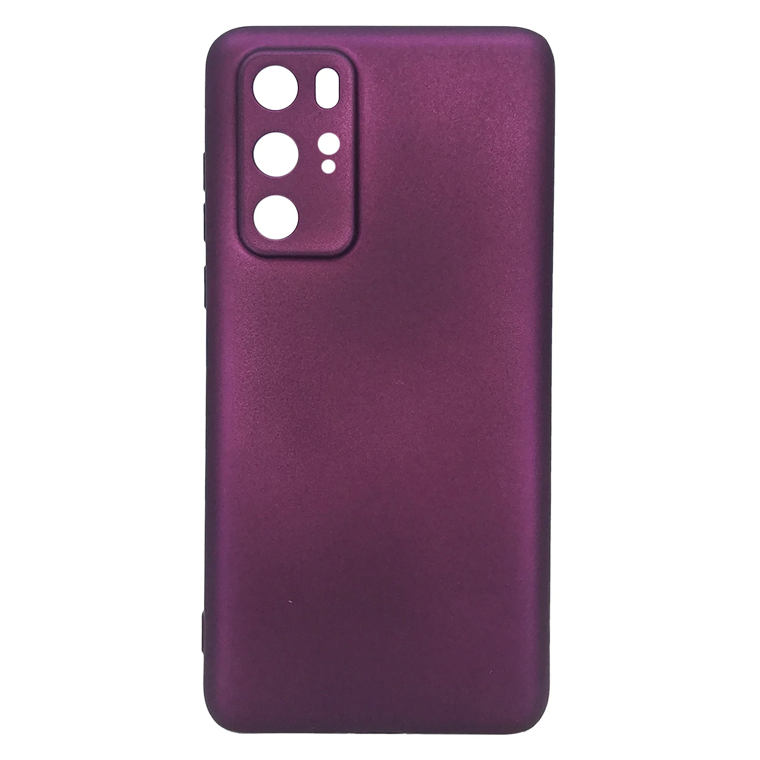 Nettech Huawei P40 Pro Uyumlu Suide Arka Koruma Kılıf (Mürdüm) NT-83528