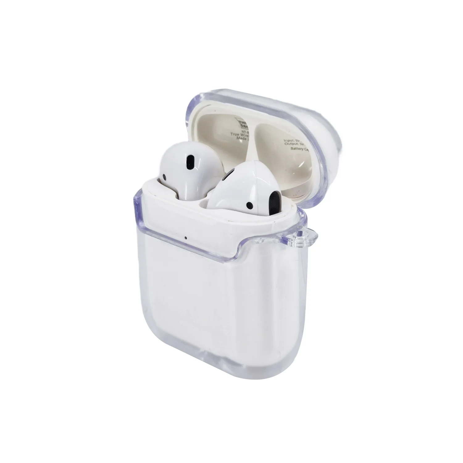 Nettech Apple Airpods Uyumlu Şeffaf Seri Arka Koruma Kılıf (Şeffaf) NT-96390