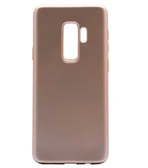 Galaxy S9 Plus Kılıf Zore Premier Silikon Kapak - Gold