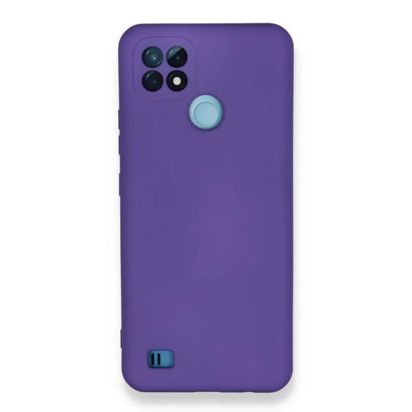 Nettech Realme C21 Uyumlu Nano Arka Koruma Kılıf (Mor) NT-90188 - 1