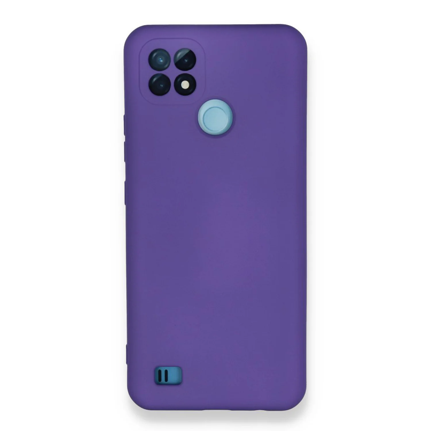 Nettech Realme C21 Uyumlu Nano Arka Koruma Kılıf (Mor) NT-90188