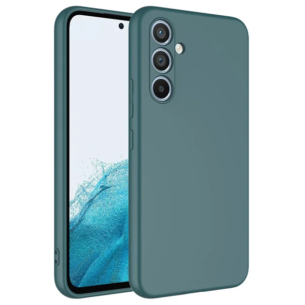 Galaxy A14 Kılıf Zore Mara Lansman Kapak - Koyu Yeşil - 1