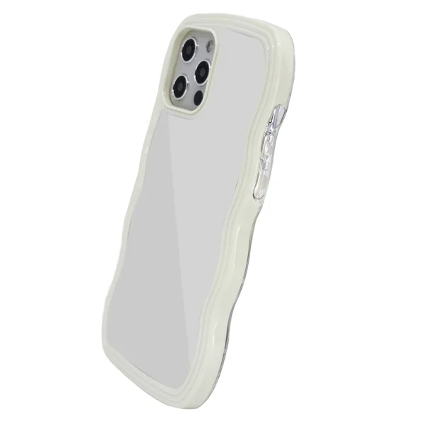 Nettech Apple iPhone 12 Pro Max Uyumlu Aynalı Seri Arka Koruma Kılıf (Beyaz) NT-96276 - 2