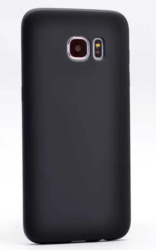 Galaxy S7 Edge Kılıf Zore Premier Silikon Kapak - Siyah