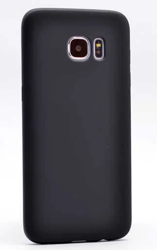Galaxy S7 Edge Kılıf Zore Premier Silikon Kapak - Siyah