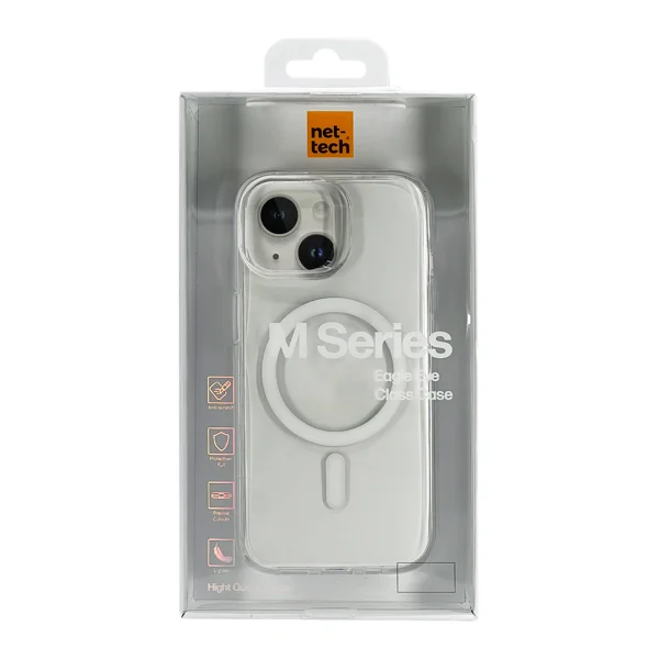 Nettech Apple iPhone 14 Uyumlu Neo Hybrid Magsafe Arka Koruma Kılıf (Şeffaf) NT-106756 - 3