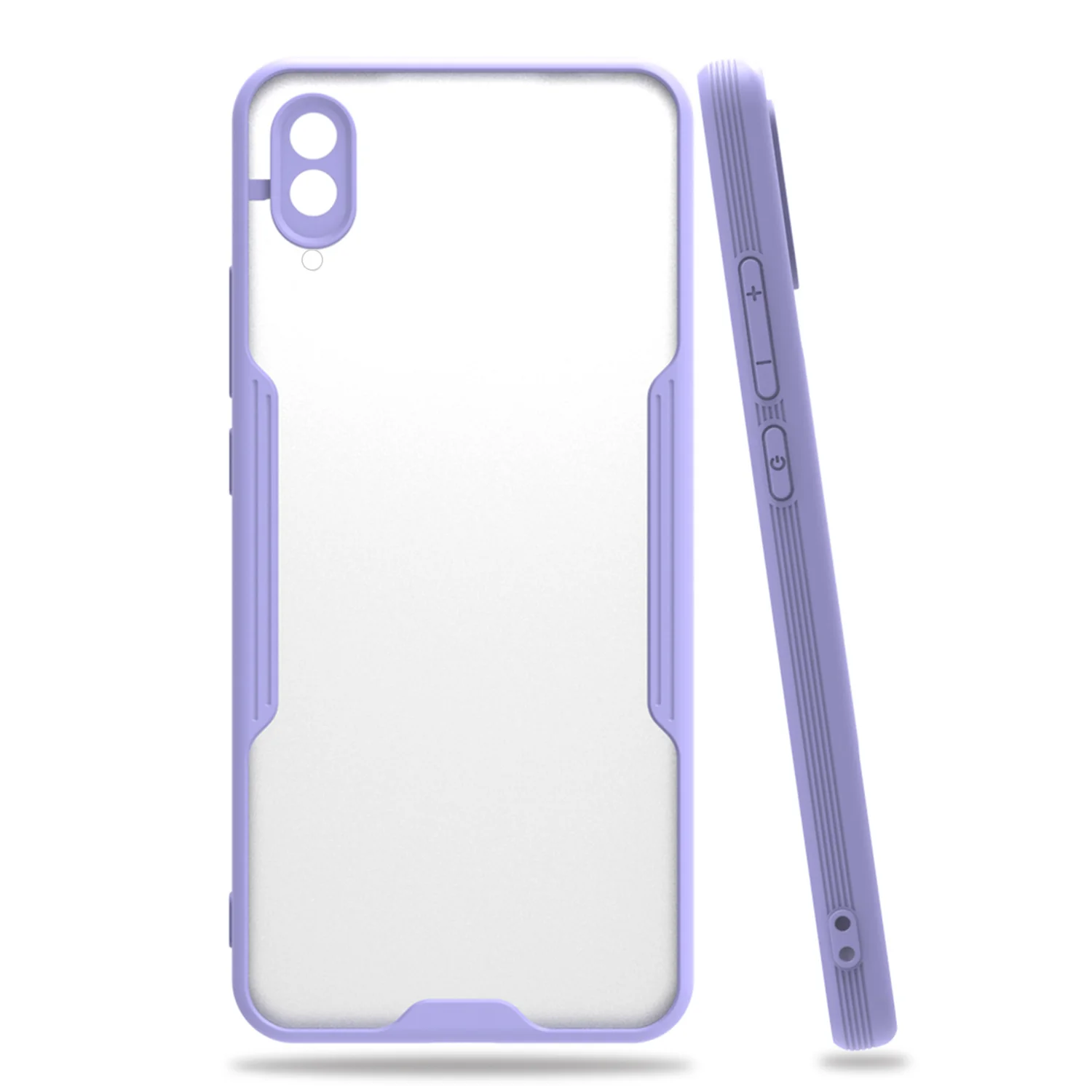 Nettech Samsung Galaxy A02 Uyumlu Platin Seri Arka Koruma Kılıf (Lila) NT-86018