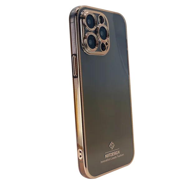 Nettech Apple iPhone 14 Pro Uyumlu Kamera Korumalı Renkli Kristal Seri Arka Koruma Kılıf (Sarı) NT-101688 - 2
