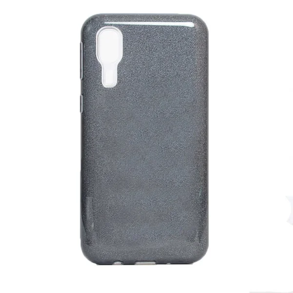 Galaxy A2 Core Kılıf Zore Shining Silikon - Siyah - 1