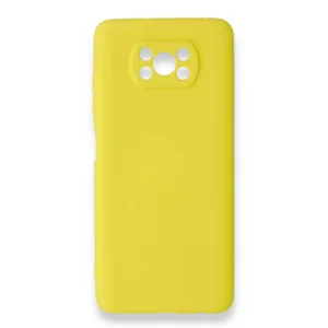 Nettech Xiaomi Poco X3 NFC Uyumlu Nano Arka Koruma Kılıf (Sarı) NT-87723
