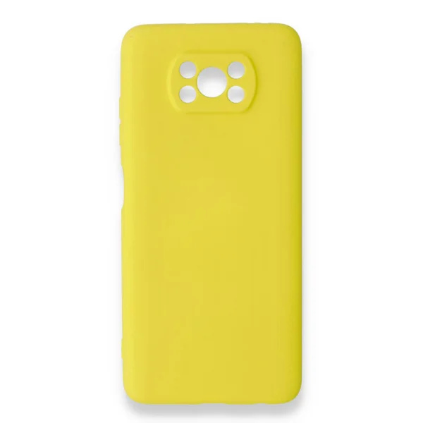 Nettech Xiaomi Poco X3 NFC Uyumlu Nano Arka Koruma Kılıf (Sarı) NT-87723 - 1