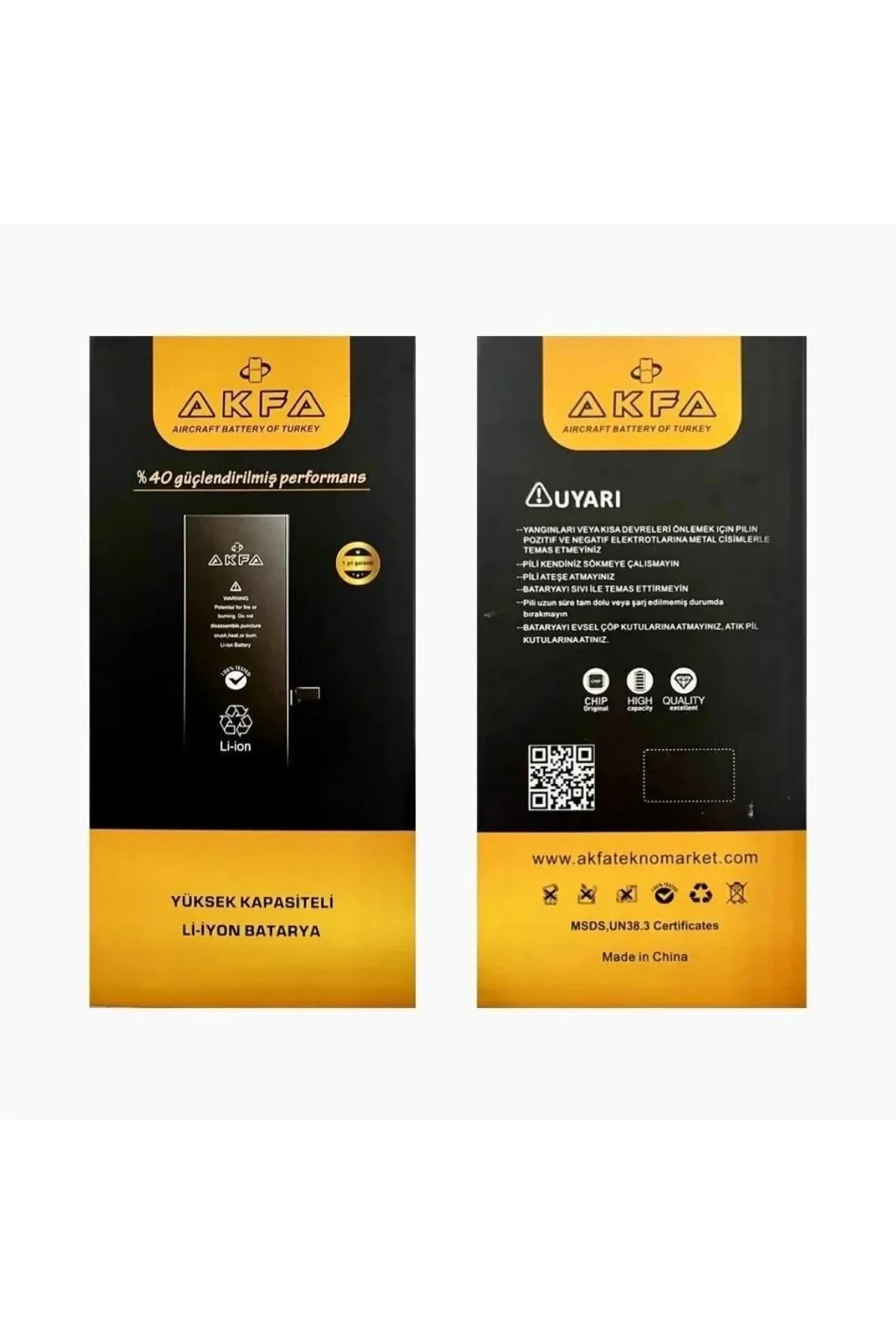 iPhone 12 Pro Premium Telefon Batarya