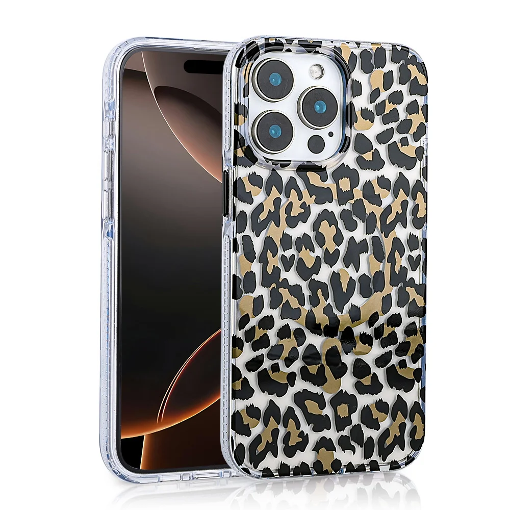 Apple iPhone 16 Pro Max Kılıf Magsafe Şarj Özellikli Zore Jago Kapak - Siyah-Kahverengi