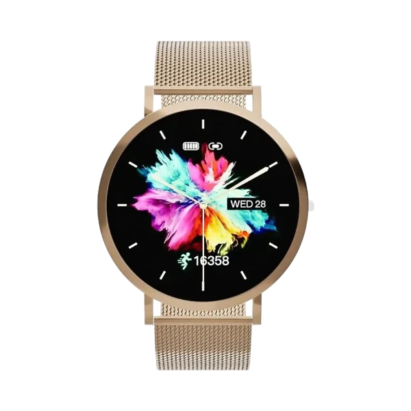 Fro LW-43V - Paslanmaz Çelik - 43mm - Bluetooth - Altın - 2