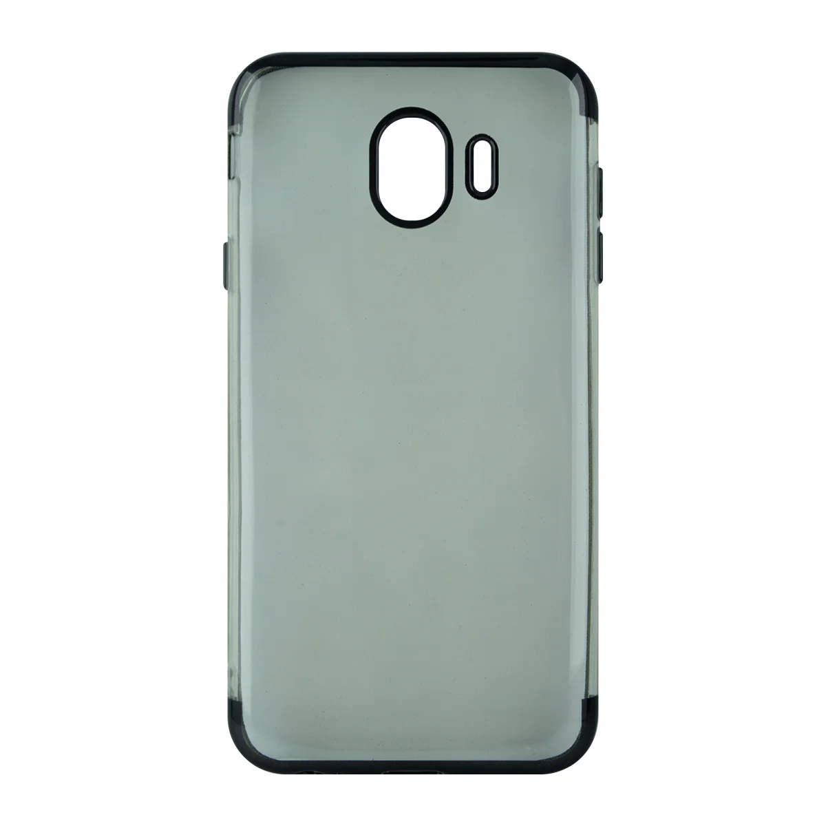 Nettech Samsung Galaxy J400 J4 Uyumlu Çerçeve Görünümlü Arka Koruma Kılıf (Siyah) VR-10023