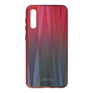 Nettech Samsung Galaxy A30S Uyumlu Degrade Arka Koruma Kılıf (Kırmızı) VR-16141