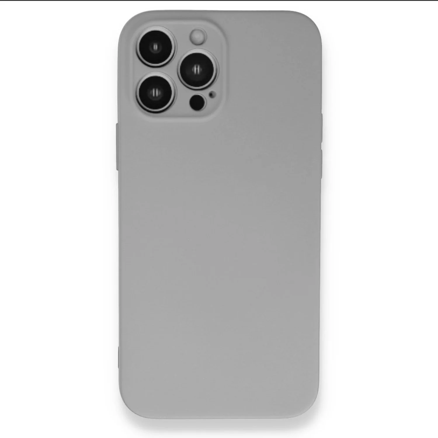 Nettech Apple iPhone 13 Pro Max Uyumlu Nano Arka Koruma Kılıf (Gri) NT-93855