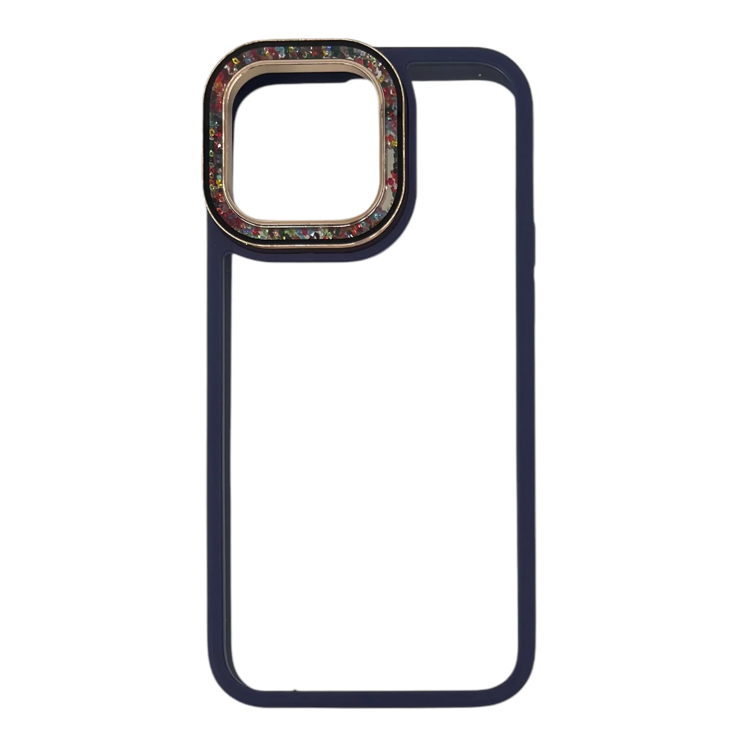 Nettech Apple iPhone 14 Pro Uyumlu NT-N027 Diamond Arka Koruma Kılıf (Lacivert) NT-106914