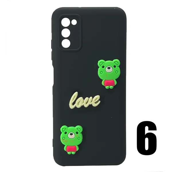 Nettech Samsung Galaxy A03S Uyumlu Maskot Seri Arka Koruma Kılıf (Karışık Renk) NT-106225 - 5