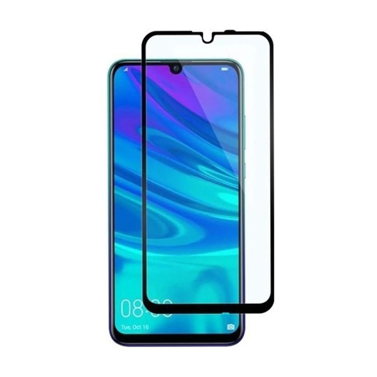 Nettech Huawei Y7 2019 Uyumlu Ön Koruma Mat Seramik Nano Ekran Koruyucu (Siyah) NT-88571