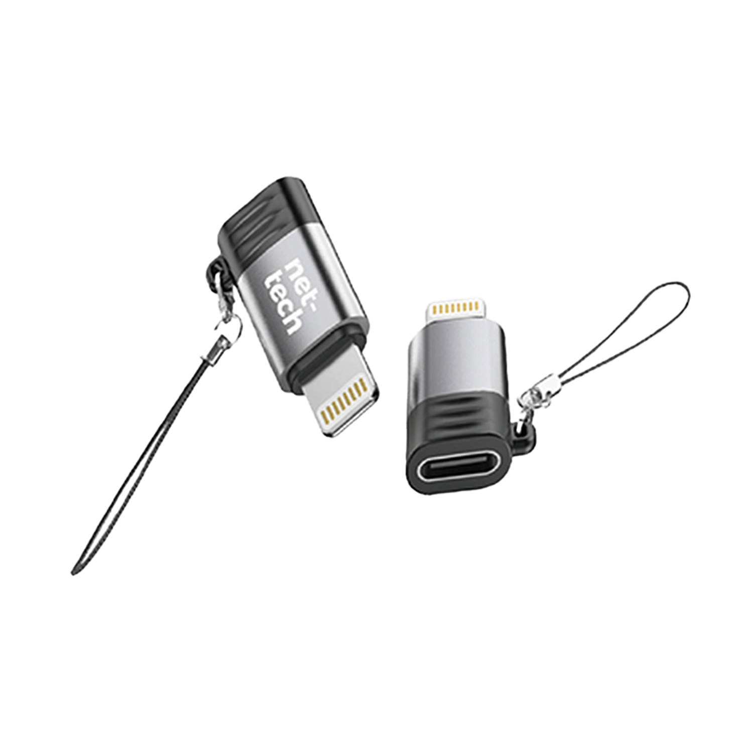 Nettech NT-OT09 Type-c To Lighting Dönüştürücü (Siyah) NT-108339