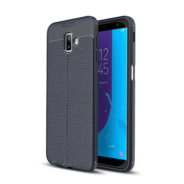Galaxy J6 Plus Kılıf Zore Niss Silikon Kapak - Lacivert - 1