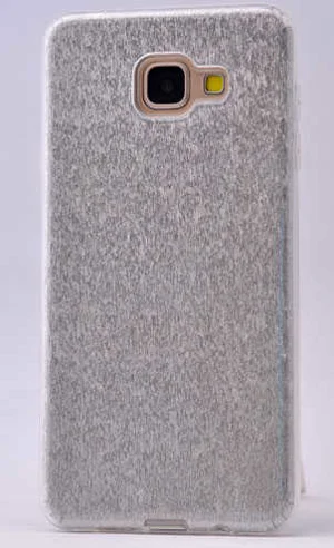 Galaxy A5 2016 Kılıf Zore Shining Silikon - Gümüş