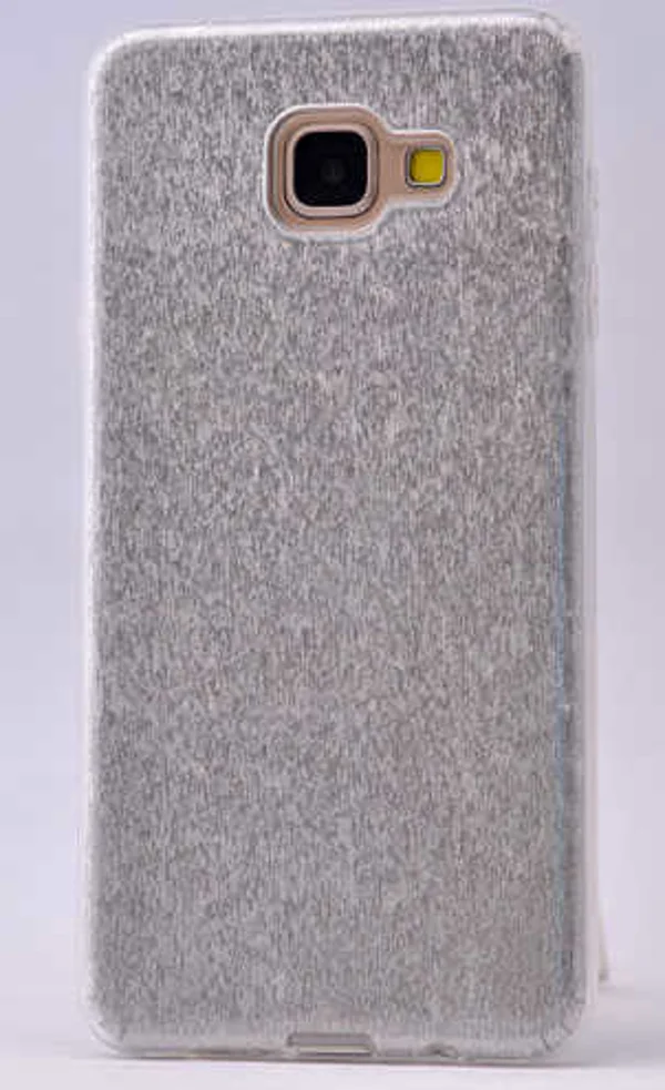 Galaxy A5 2016 Kılıf Zore Shining Silikon - Gümüş - 1