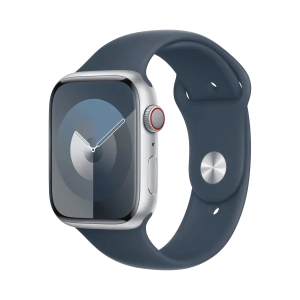 Apple Watch Series 9 - Alüminyum - 45mm - Cellular - Gümüş