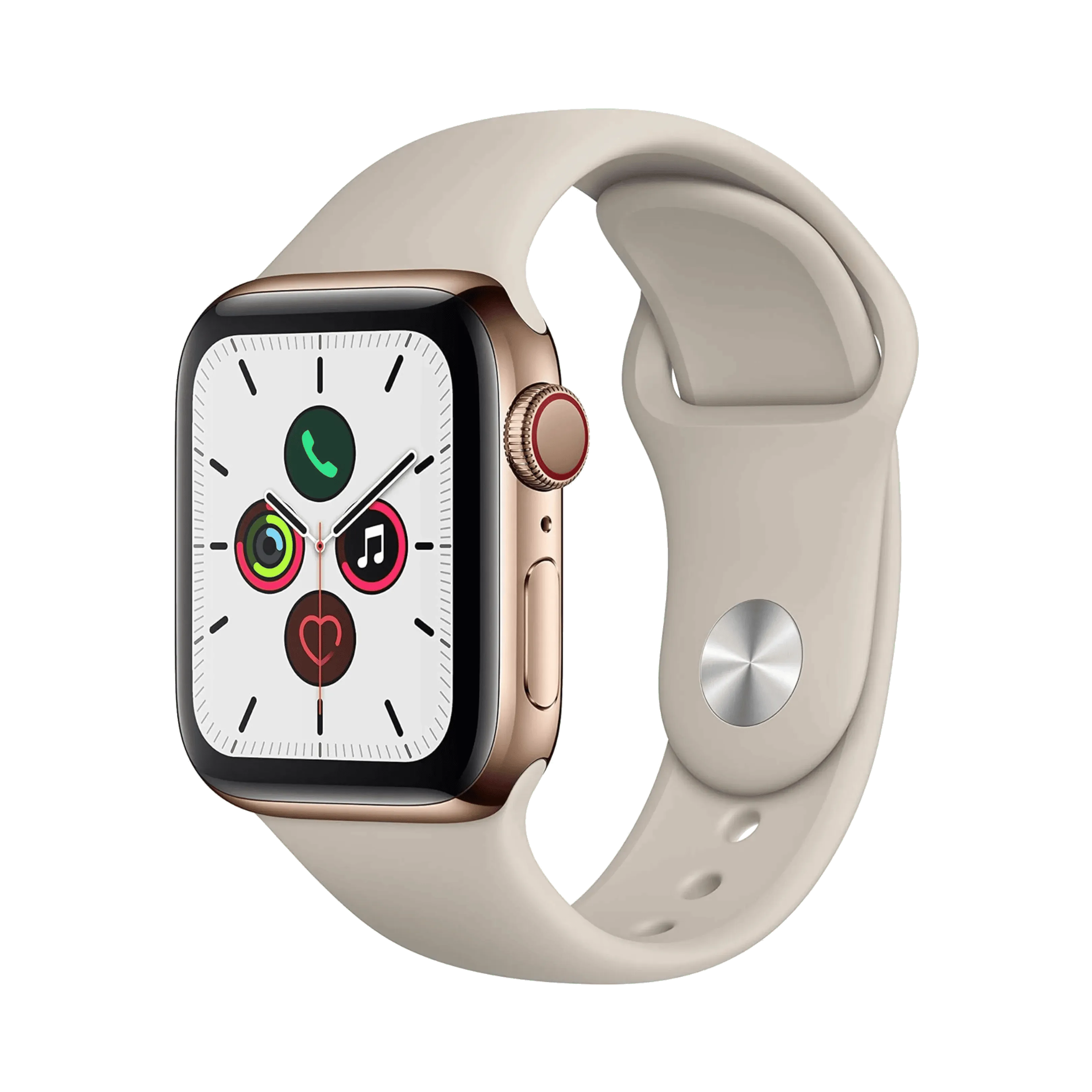 Apple Watch Series 5 - Paslanmaz Çelik - 40mm - Cellular - Altın